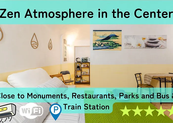 Lägenhet Zen Con Parcheggio Gratuito E Check In Automatico 24 Su 24 Con Netflix, Dazn E *